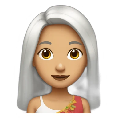 Bonita trigueña sticker