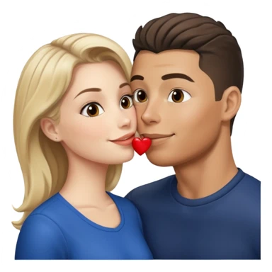 Georgina kissing ronaldo sticker