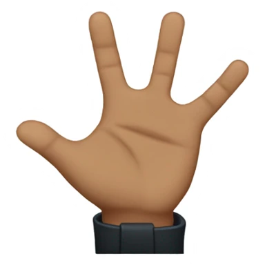 Put your hands up sticker