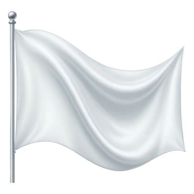 white wavy banner sticker