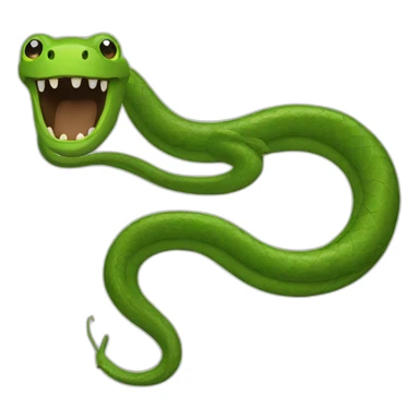Two snakes circle sticker