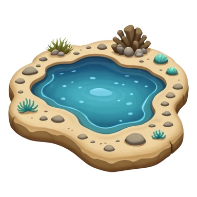 Tide pool sticker