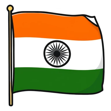 Indian flag sticker