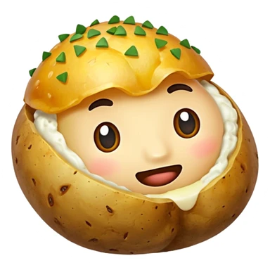 batata recheada sticker