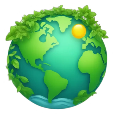 eco earth sticker