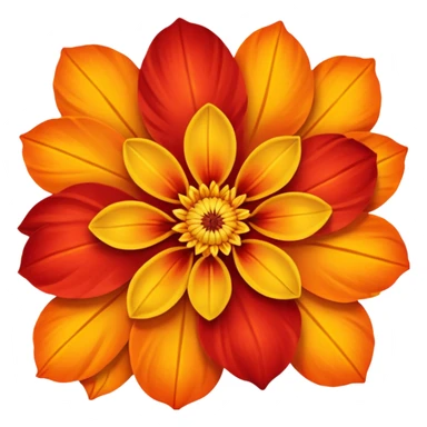Flowers autumn sticker