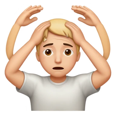 The feeling you get when you have to do work, when you are at your limits, or else you will face a harsh consequence. sticker