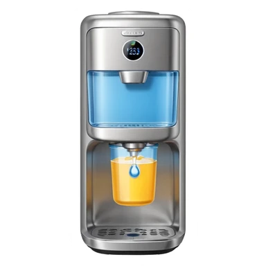 Water dispenser sticker