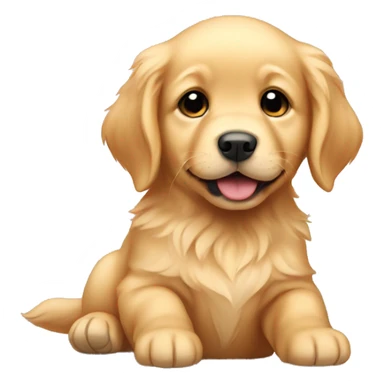 Baby Golden Retriever sticker