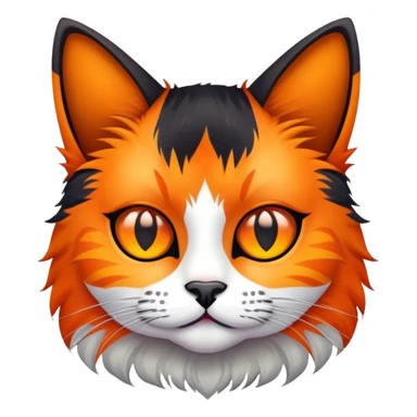 Multi colored Kira cat sticker