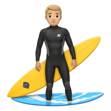 Președintele Nicușor Dan la surf sticker