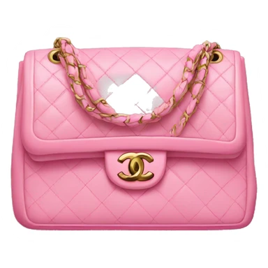 Pink Chanel bag sticker