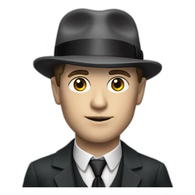 Thomas shelby in suit sticker