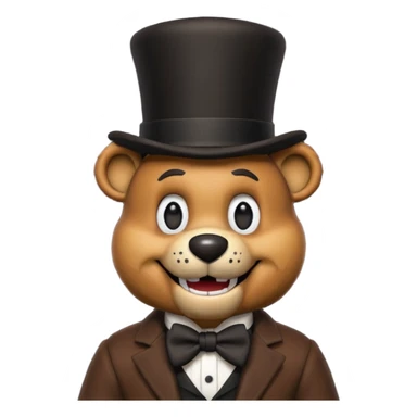 Freddy Fazbear from FNAF sticker