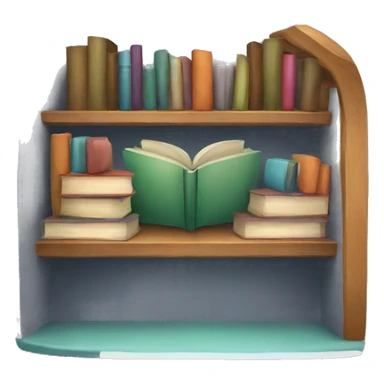 Books nook sticker