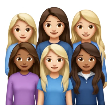 girls walking together (show them walking) sticker