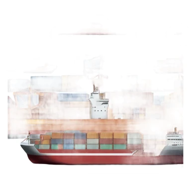 cargo ship sticker