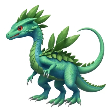 Sceptile-Inteleon-Pokémon-Fakémon-creature sticker