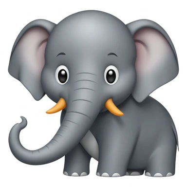 penguin disguised as an elephant sticker