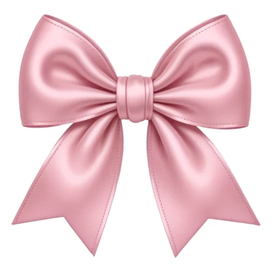 Cute light pink bow  sticker