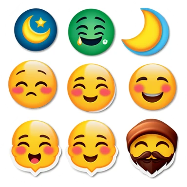 Ramadan emojis sticker