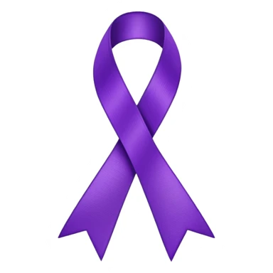 Thyroid cancer awareness ribbon sticker