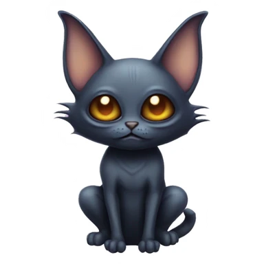 Bat cat alien  sticker