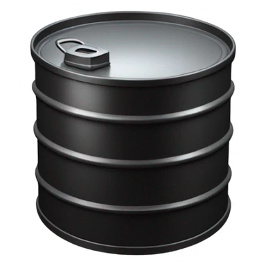 black oil barrel sticker