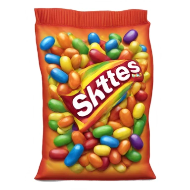 Bag of skittles sticker