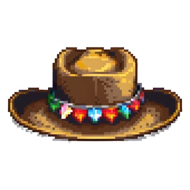 Texas cowboy hat sticker