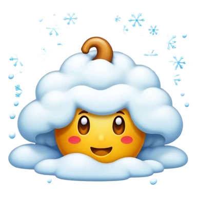 Snowstorm sticker
