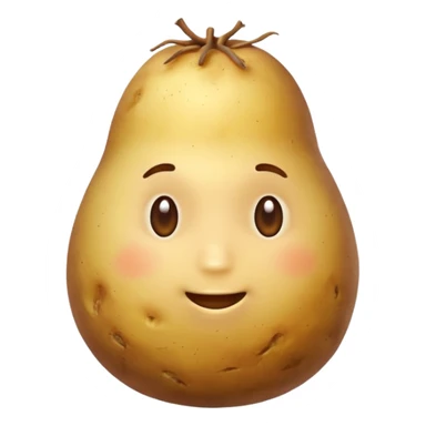 boiled potato simple energy food sticker