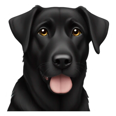 black german shepard lab mix  sticker