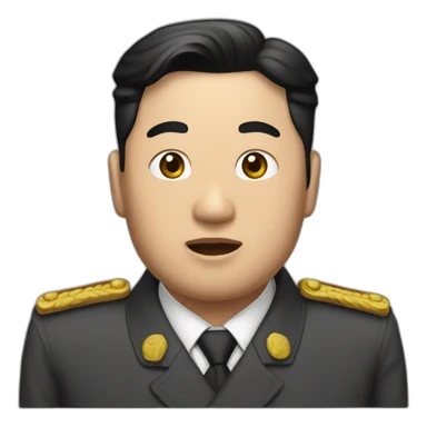 Kim Jung une sticker