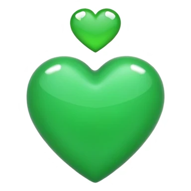 Green heart with text 408 inside it sticker