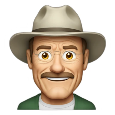 bryan cranston but "crab"ston sticker
