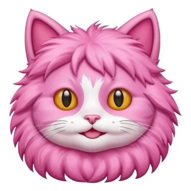 Make a pink cat icon sticker