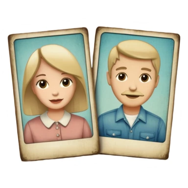 board with polaroid photo sticker