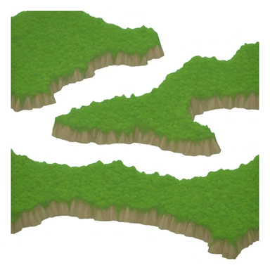 lake shaped as Garda lake sticker
