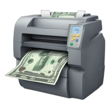 money printer says brrrrr sticker