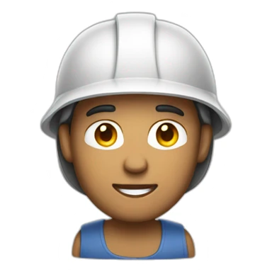 man working on mac sticker