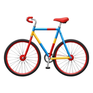 Circus bicycle with one wheel  sticker