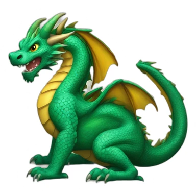 Dragon sur tigre sticker