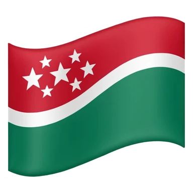 The flag of Chechnya sticker