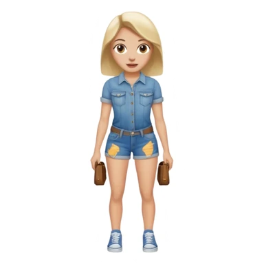 Naked woman with legs spread sticker