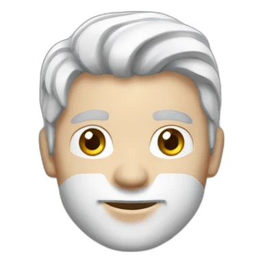 White man whit brun hair Olympique de Marseille supporter sticker