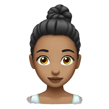 girl applying eyelashes sticker