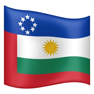 Mapuche flag sticker