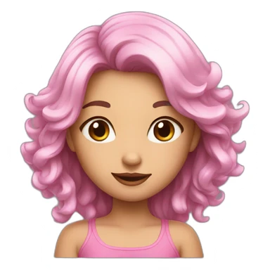 cute beautiful girl sticker