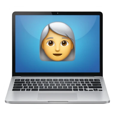 Laptop with Video Call on it sticker